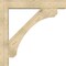 Ekena Millwork Legacy Block Rough Sawn Bracket w/ Offset Brace, Douglas Fir, 8"W x 48"D x 48"H BKT0806X48X48LEC05RDF - alternate 4